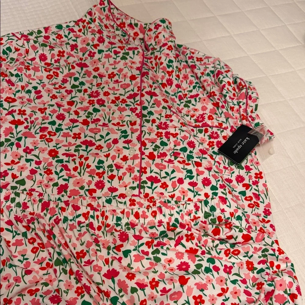 Kate Spade Floral pijamas - Picture 1 of 8